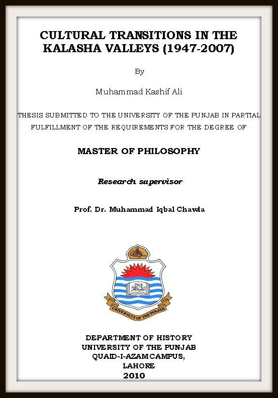 Dissertations published